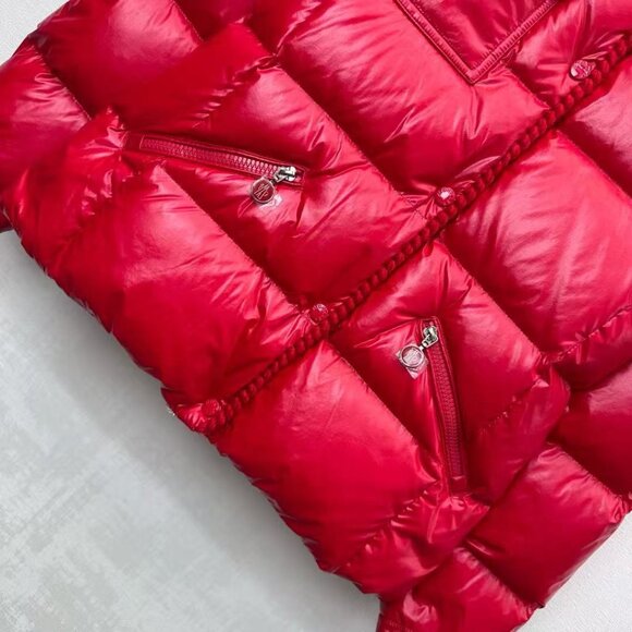 Moncler  Glareins Braided Trim Hooded Short Down Jacket - Picture 8 of 11